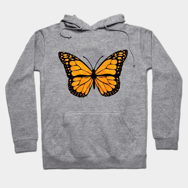 Yellow Butterfly Hoodie by fearcity